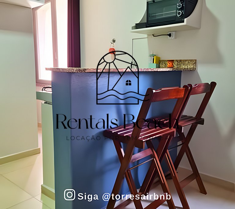 Apto 2 Quartos no Centro de Torres-RS | Rentals Beach