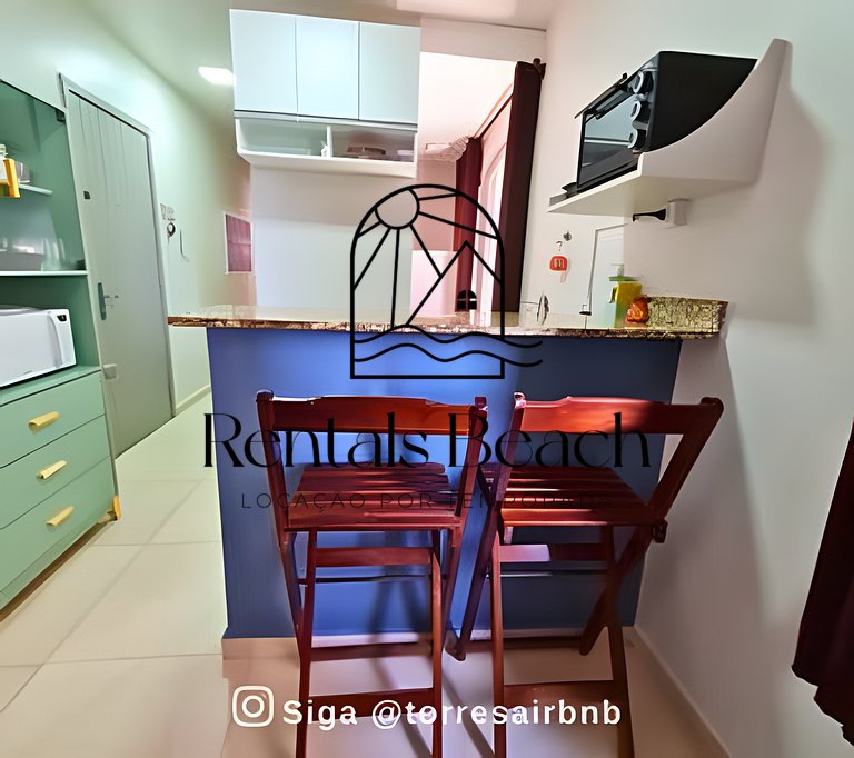 Apto 2 Quartos no Centro de Torres-RS | Rentals Beach