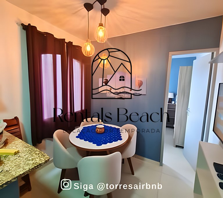 Apto 2 Quartos no Centro de Torres-RS | Rentals Beach