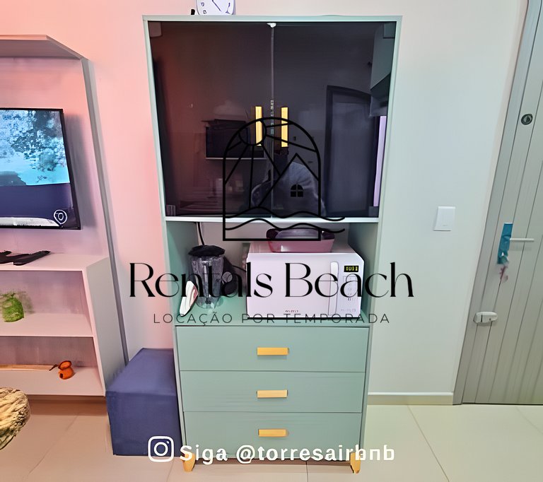 Apto 2 Quartos no Centro de Torres-RS | Rentals Beach
