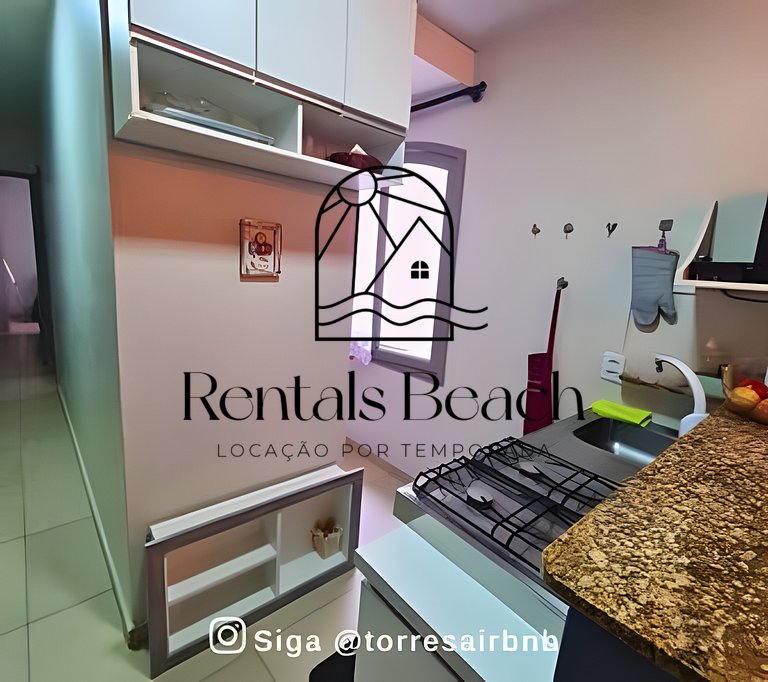 Apto 2 Quartos no Centro de Torres-RS | Rentals Beach