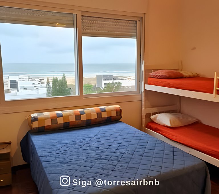Apto a 200mts da praia | vista mar | Quatro Praças