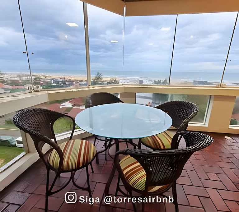 Apto a 200mts da praia | vista mar | Quatro Praças