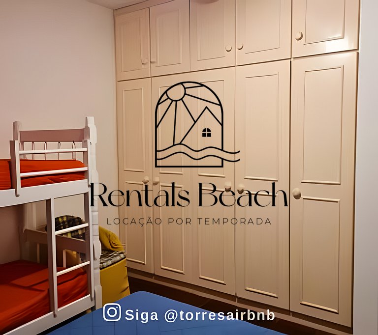 Apto 4 Quartos nas Quatro Praças em Torres | Rentals Beach