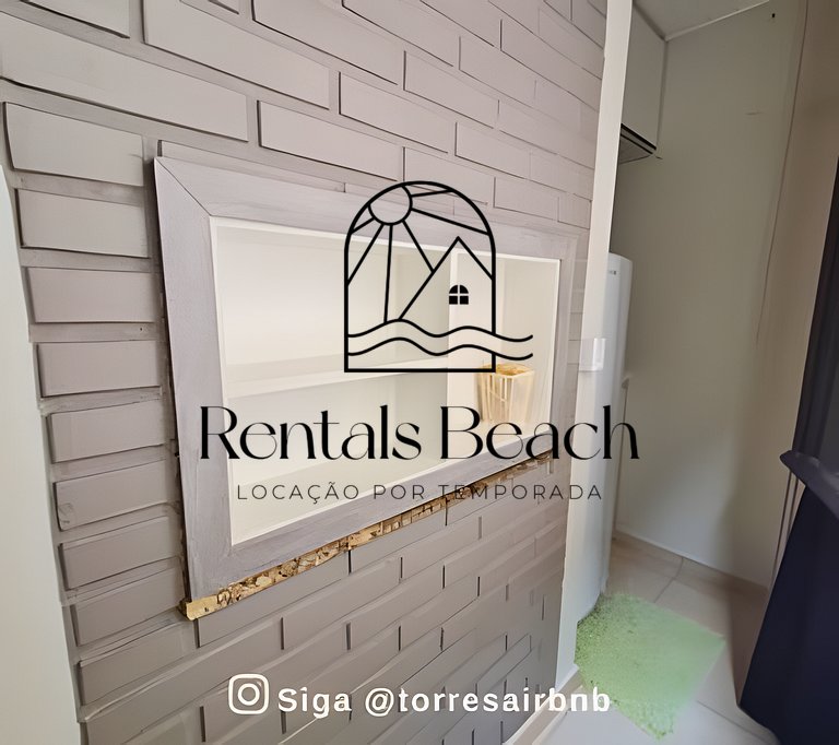 Apto 2 Quartos no Centro de Torres-RS | Rentals Beach