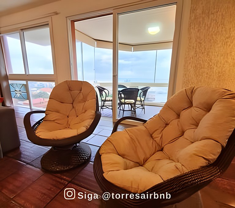 Apto a 200mts da praia | vista mar | Quatro Praças