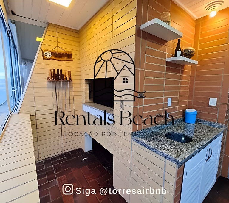 Apto 4 Quartos nas Quatro Praças em Torres | Rentals Beach
