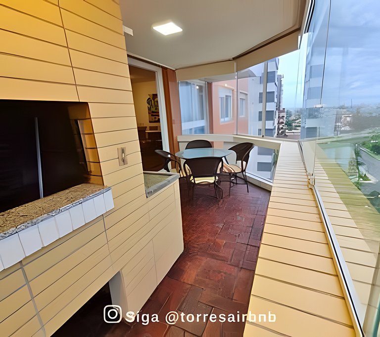 Apto a 200mts da praia | vista mar | Quatro Praças