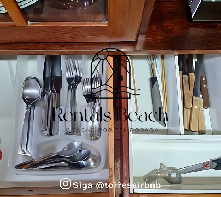Apto 4 Quartos nas Quatro Praças em Torres | Rentals Beach