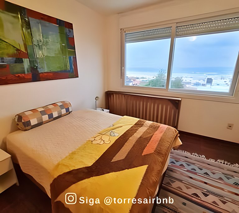 Apto a 200mts da praia | vista mar | Quatro Praças
