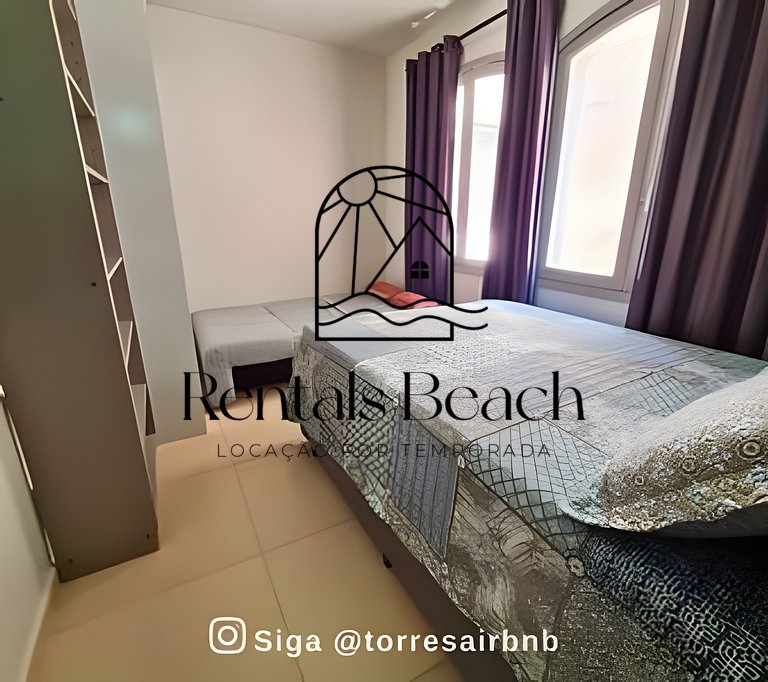 Apto 2 Quartos no Centro de Torres-RS | Rentals Beach