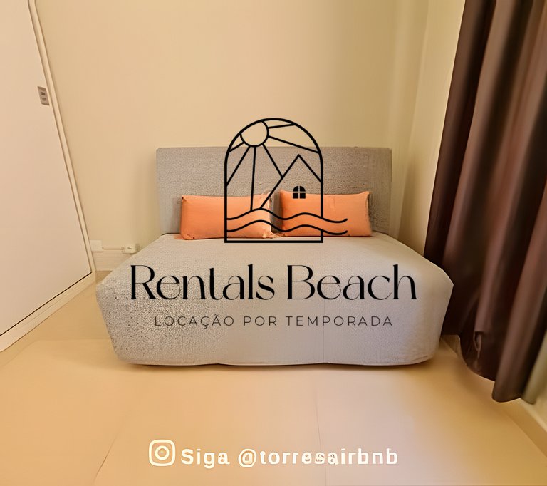 Apto 2 Quartos no Centro de Torres-RS | Rentals Beach