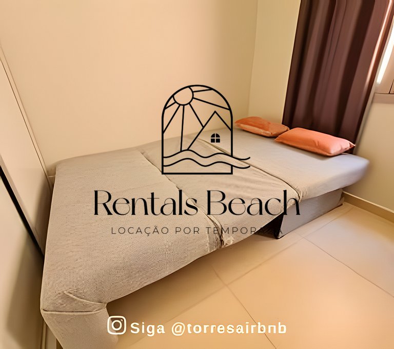 Apto 2 Quartos no Centro de Torres-RS | Rentals Beach