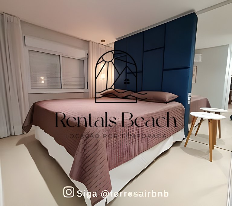 Apto 2 Quartos Centro 500m do Mar Torres | Rentals Beach