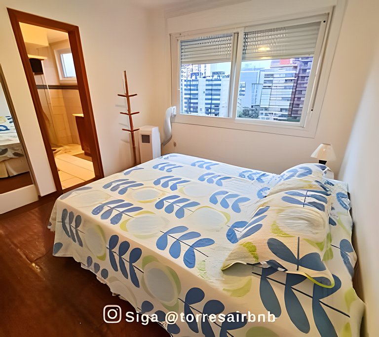 Apto a 200mts da praia | vista mar | Quatro Praças