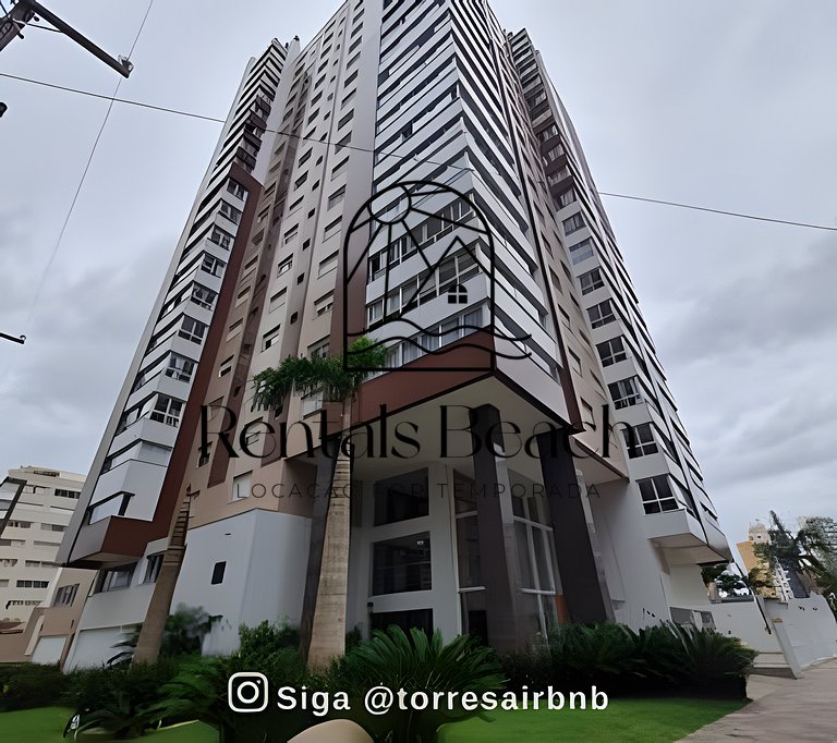 Apto 2 Quartos Centro 500m do Mar Torres | Rentals Beach