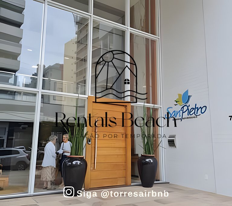 Apto 2 Quartos Centro 500m do Mar Torres | Rentals Beach