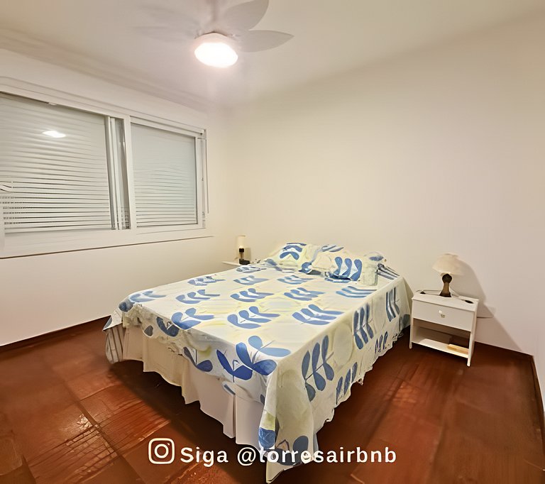 Apto a 200mts da praia | vista mar | Quatro Praças