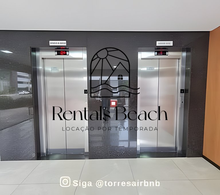 Apto 2 Quartos Centro 500m do Mar Torres | Rentals Beach