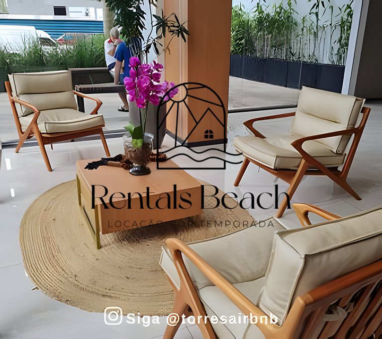 Apto 2 Quartos Centro 500m do Mar Torres | Rentals Beach