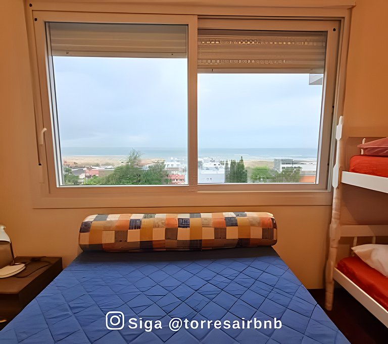 Apto a 200mts da praia | vista mar | Quatro Praças