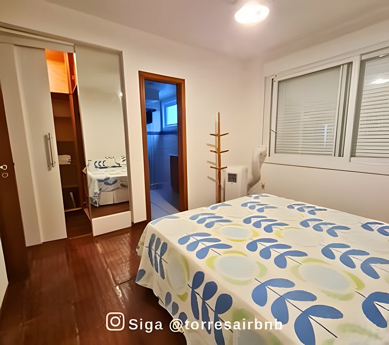 Apto a 200mts da praia | vista mar | Quatro Praças
