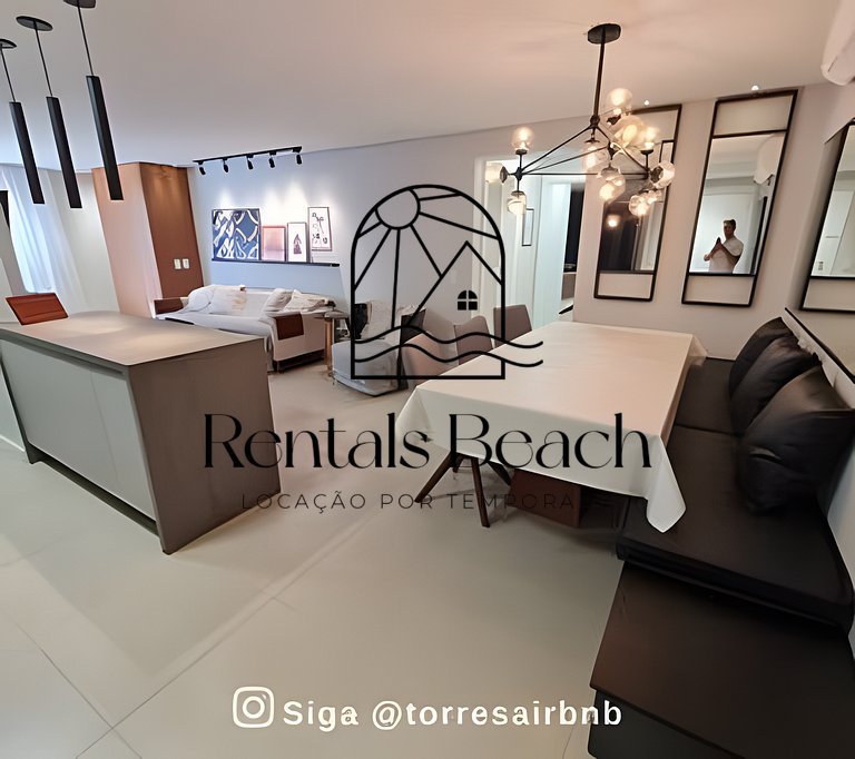 Apto 2 Quartos Centro 500m do Mar Torres | Rentals Beach