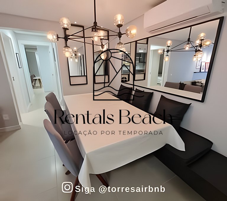 Apto 2 Quartos Centro 500m do Mar Torres | Rentals Beach