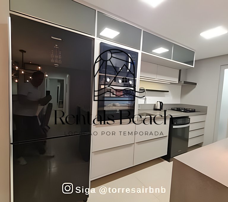 Apto 2 Quartos Centro 500m do Mar Torres | Rentals Beach