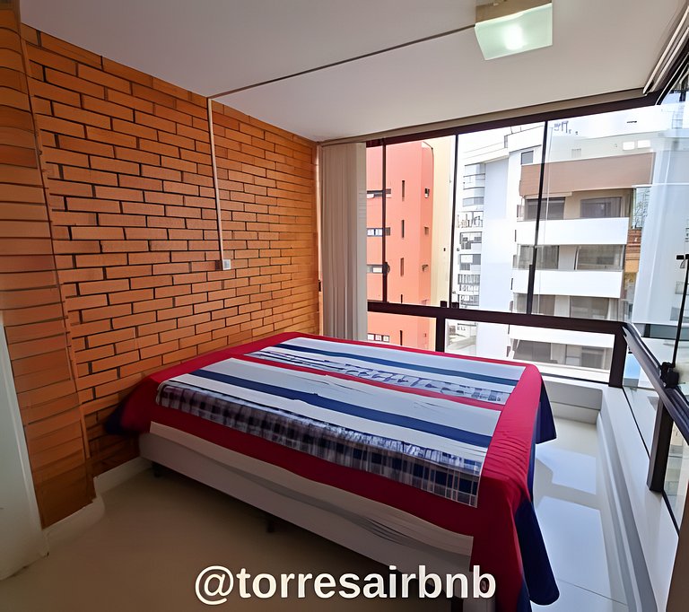 Cobertura duplex a de 300m do mar | Quatro Praças
