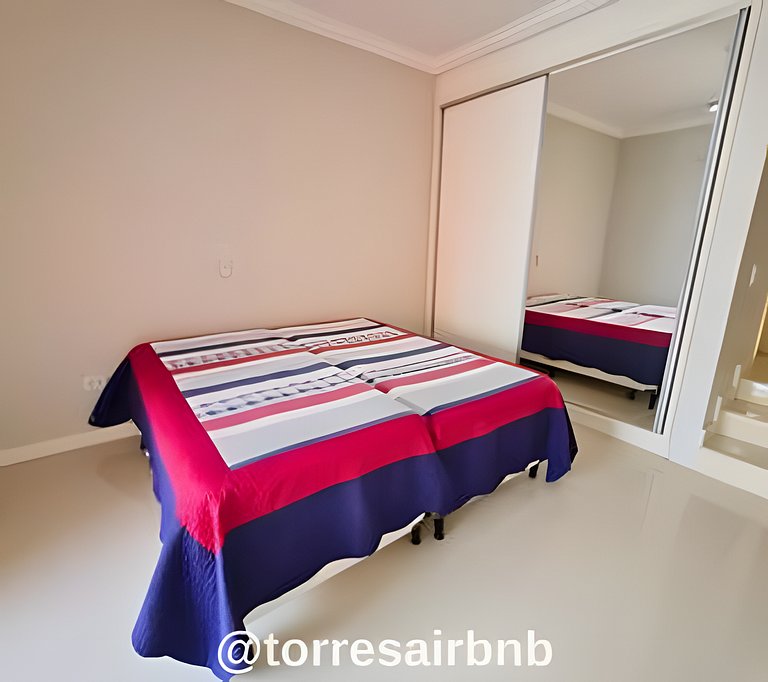 Cobertura duplex a de 300m do mar | Quatro Praças