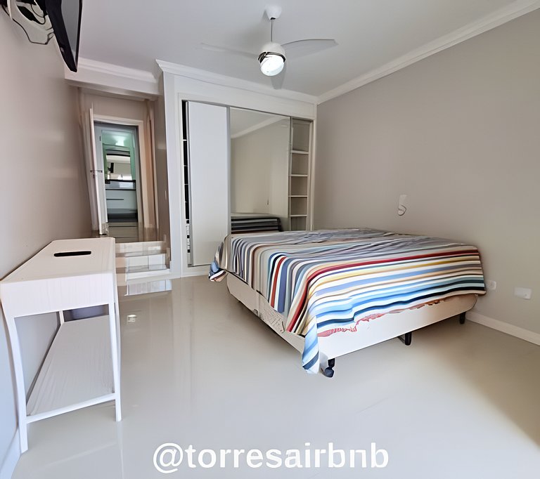 Cobertura duplex a de 300m do mar | Quatro Praças