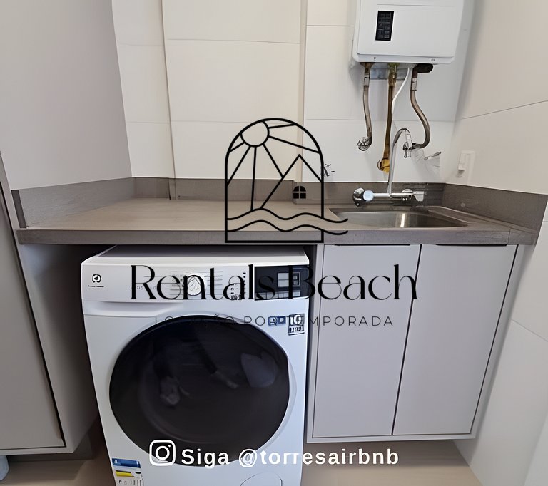 Apto 2 Quartos Centro 500m do Mar Torres | Rentals Beach