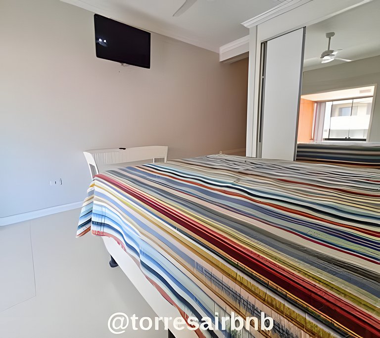 Cobertura duplex a de 300m do mar | Quatro Praças