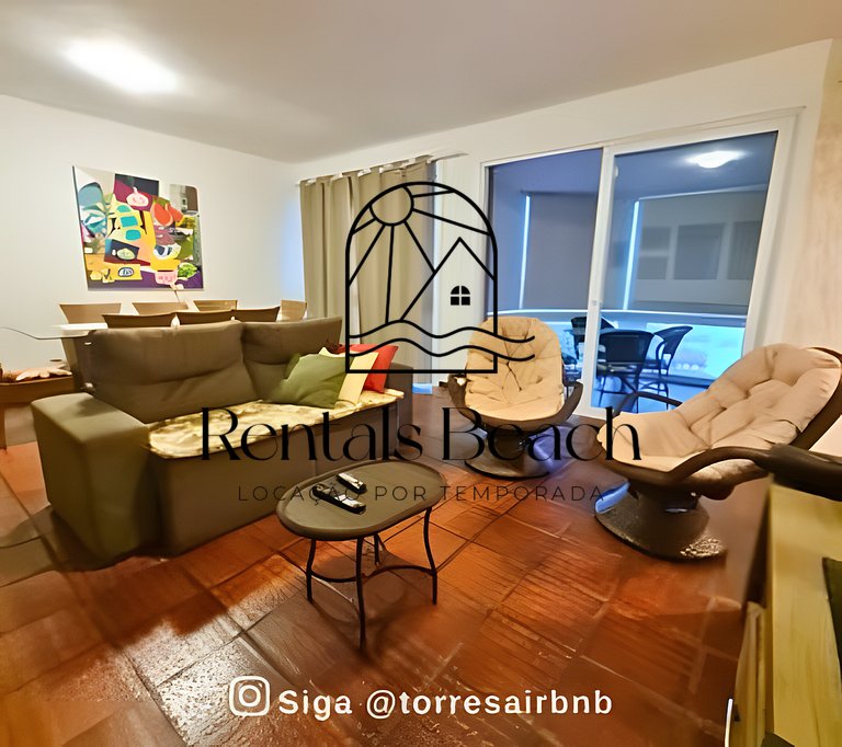 Apto 4 Quartos nas Quatro Praças em Torres | Rentals Beach