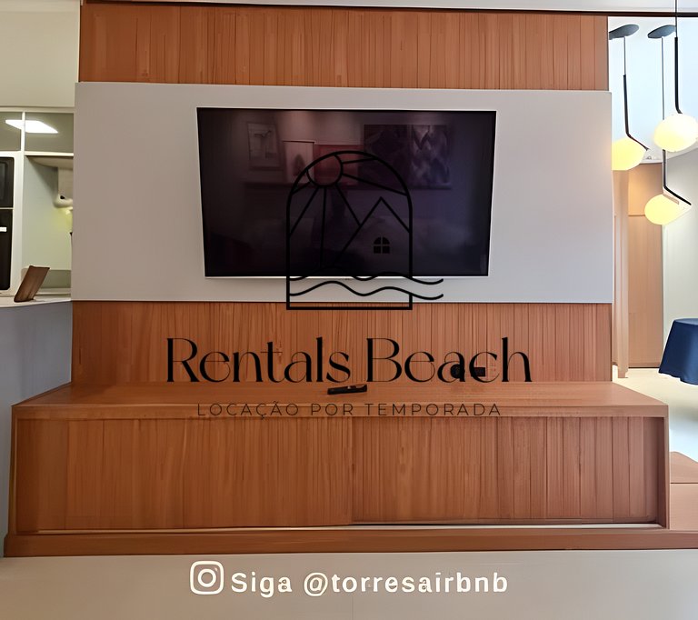 Apto 2 Quartos Centro 500m do Mar Torres | Rentals Beach