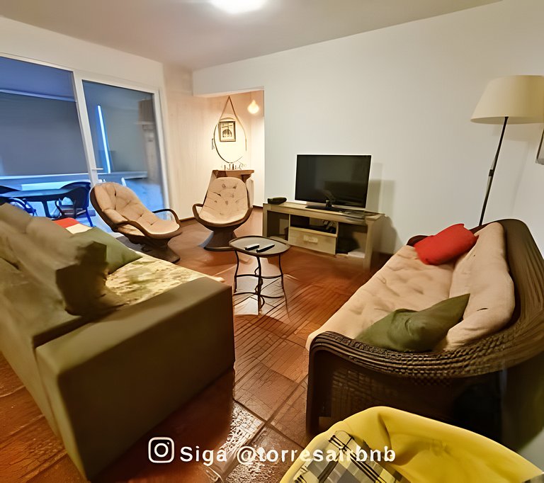Apto a 200mts da praia | vista mar | Quatro Praças