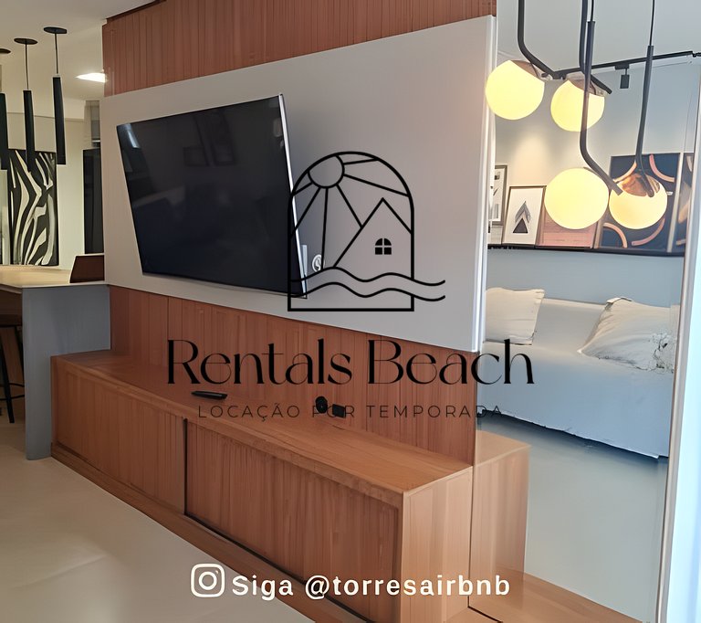 Apto 2 Quartos Centro 500m do Mar Torres | Rentals Beach