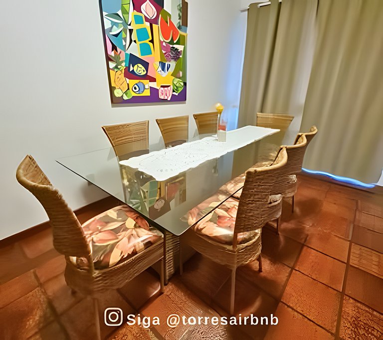Apto a 200mts da praia | vista mar | Quatro Praças