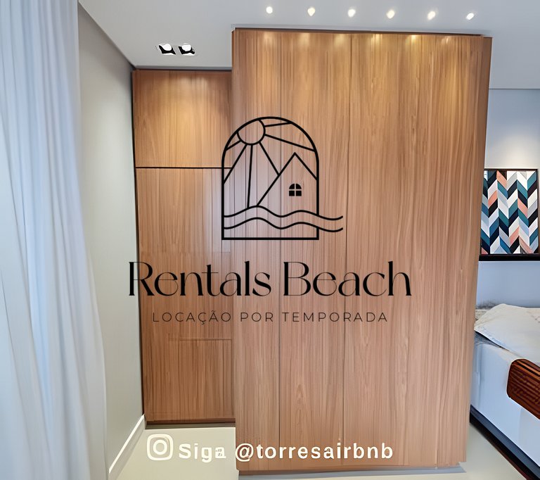 Apto 2 Quartos Centro 500m do Mar Torres | Rentals Beach