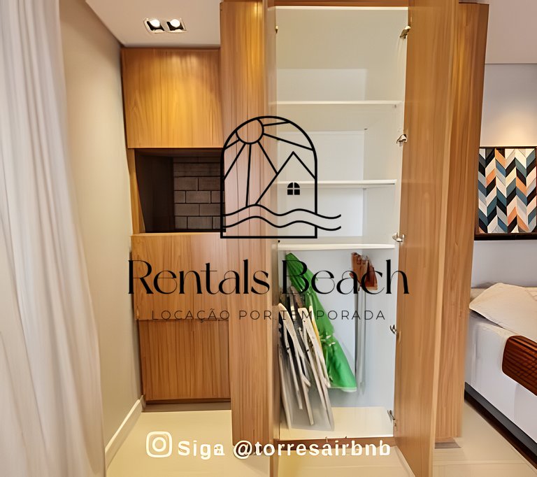 Apto 2 Quartos Centro 500m do Mar Torres | Rentals Beach