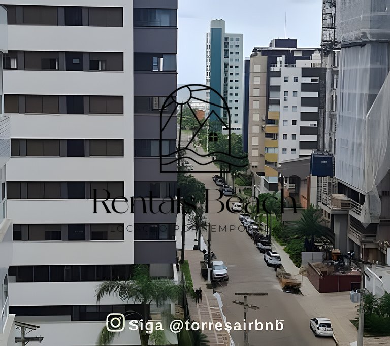Apto 2 Quartos Centro 500m do Mar Torres | Rentals Beach