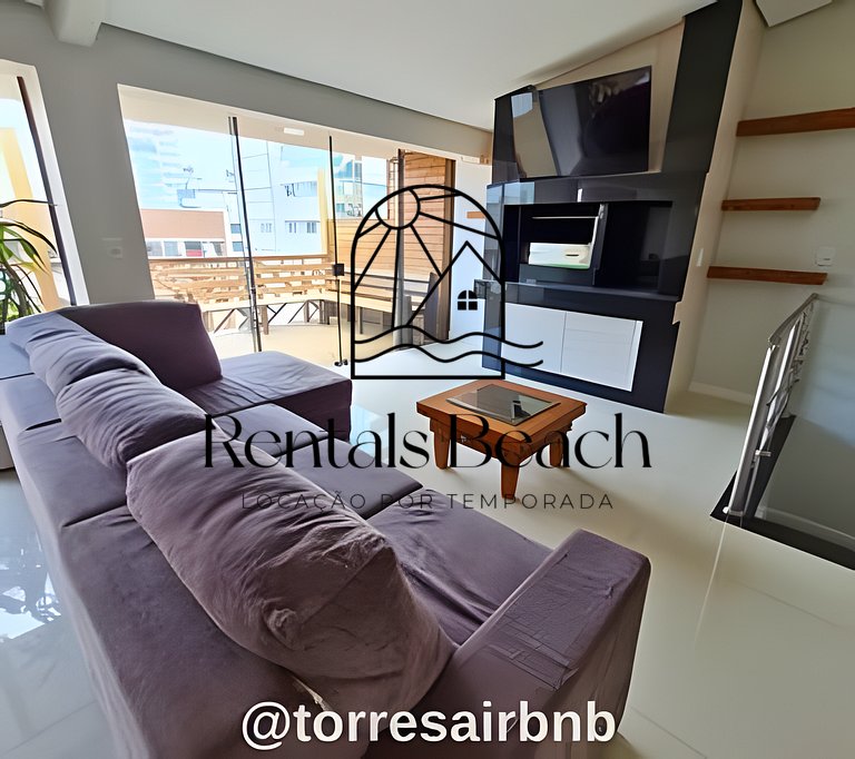 Cobertura Duplex Praia Grande em Torres | Rentals Beach