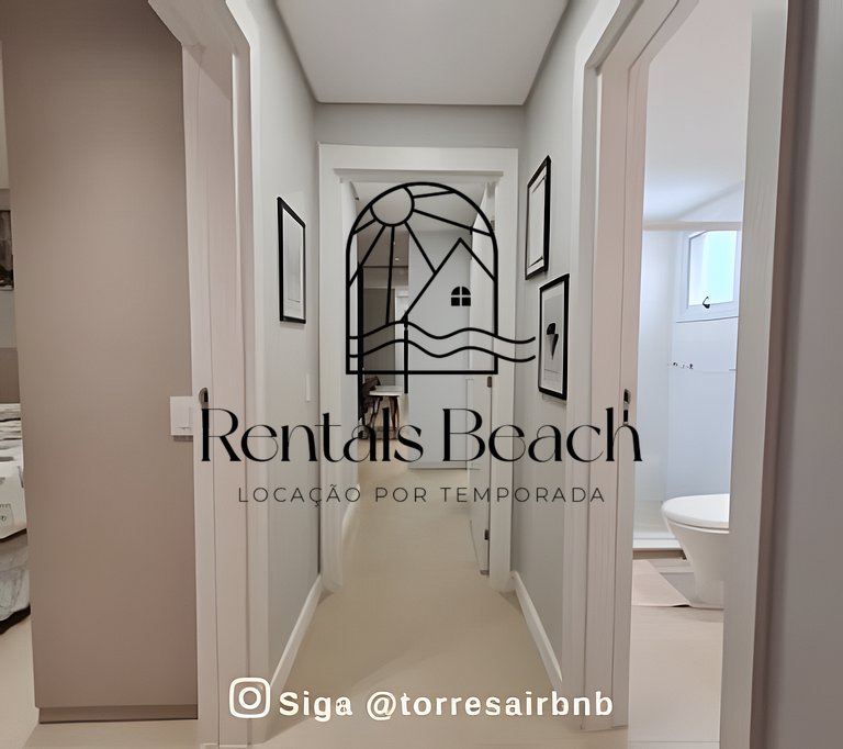 Apto 2 Quartos Centro 500m do Mar Torres | Rentals Beach