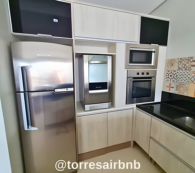 Cobertura duplex a de 300m do mar | Quatro Praças