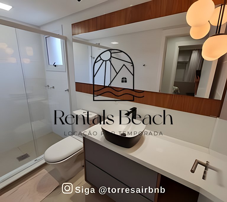 Apto 2 Quartos Centro 500m do Mar Torres | Rentals Beach