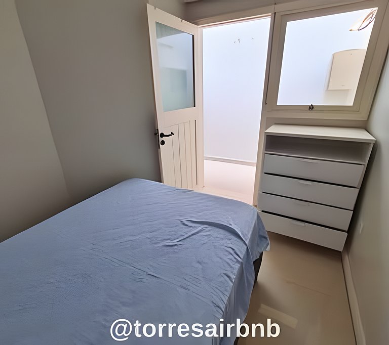 Cobertura duplex a de 300m do mar | Quatro Praças