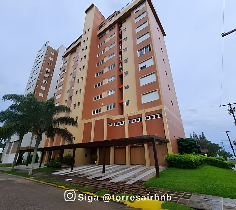 Apto a 200mts da praia | vista mar | Quatro Praças