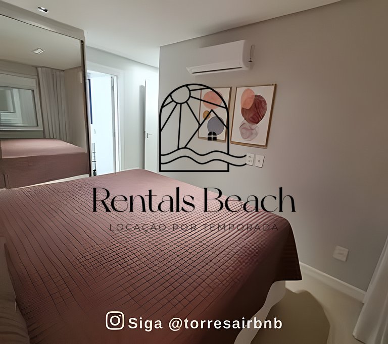 Apto 2 Quartos Centro 500m do Mar Torres | Rentals Beach
