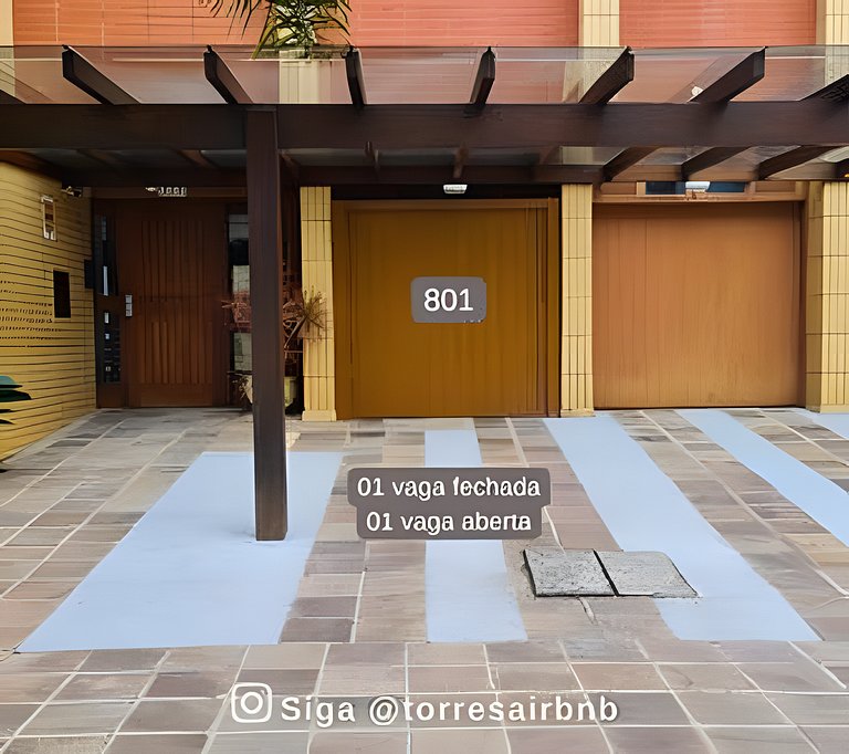 Apto a 200mts da praia | vista mar | Quatro Praças